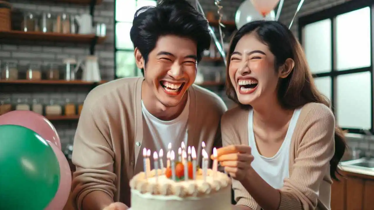 Fêter l'anniversaire de son homme avec joie et amour