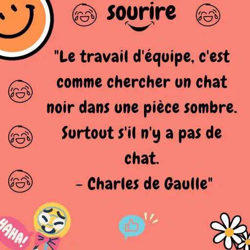 Le travail d'équipe, c'est comme chercher un chat noir dans une pièce sombre. Surtout s'il n'y a pas de chat.