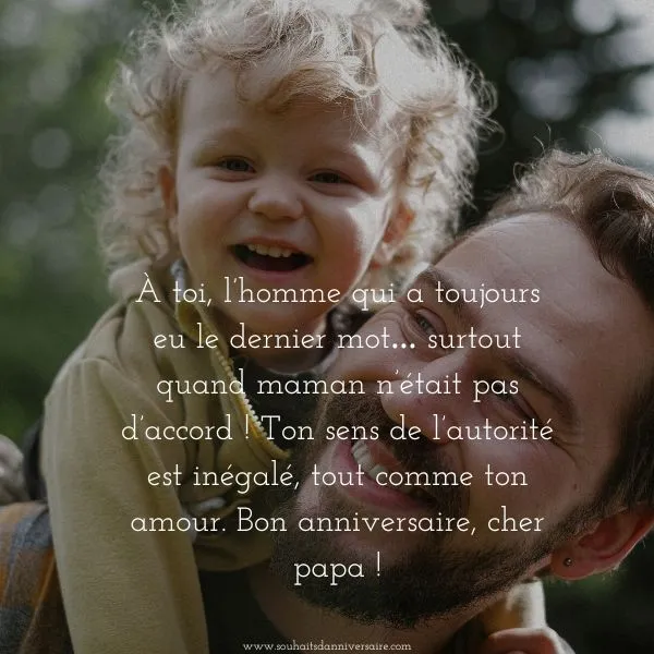 Les liens entre père et fils : Célébrer l'autorité et l'amour inégalés de papa à l'occasion de son anniversaire