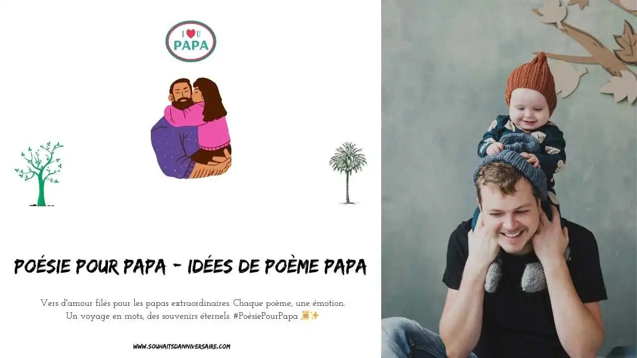 Idées de beaux poèmes pour papa