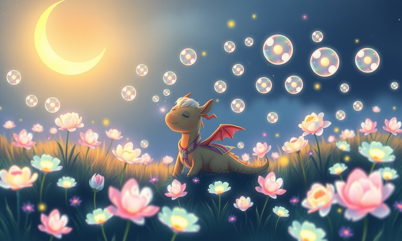 The Sleepy Dragon Who Couldn't Breathe Fire, Only Bubbles